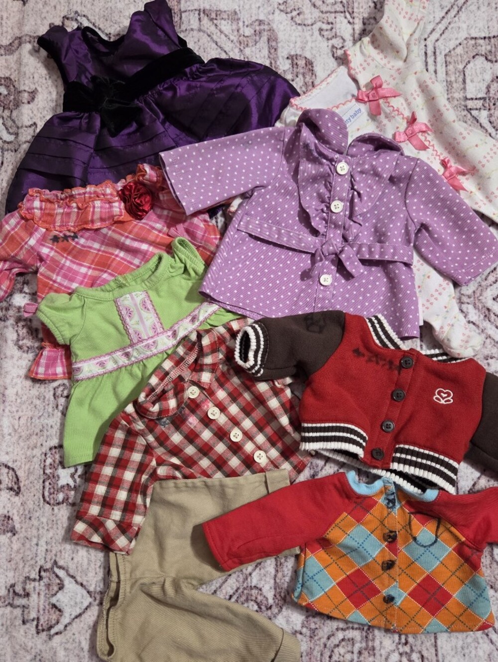 Bitty Baby Bundle 9pcs Sold AS IS read Listing